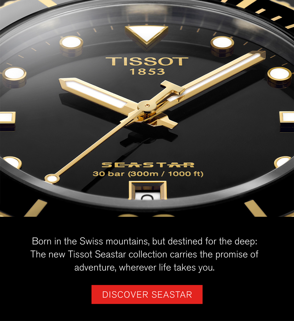 It s Here Experience the New Tissot Seastar Wallace Bishop